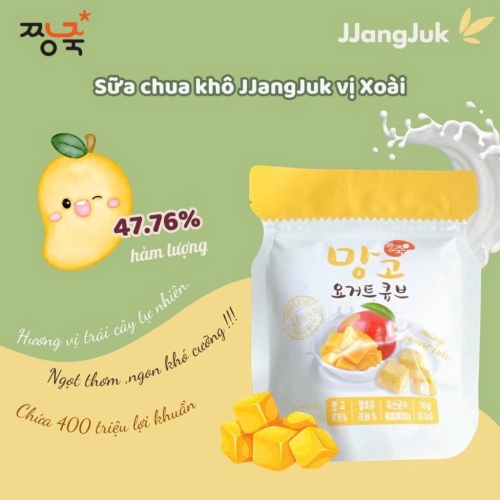 Sữa chua sấy JjangJuk vị xoài 16g (6M+)
