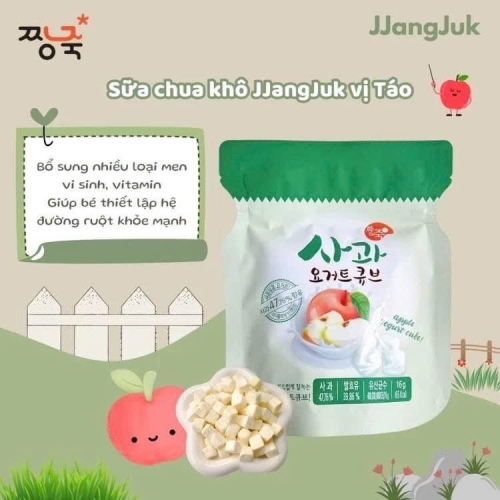 Sữa chua sấy JjangJuk vị táo 16g (6M+)